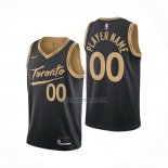 Camiseta Toronto Raptors Personalizada Ciudad 2020-21 Negro (2)